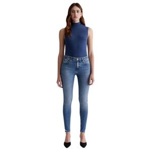 AG high rise Farrah skinny ankle jeans